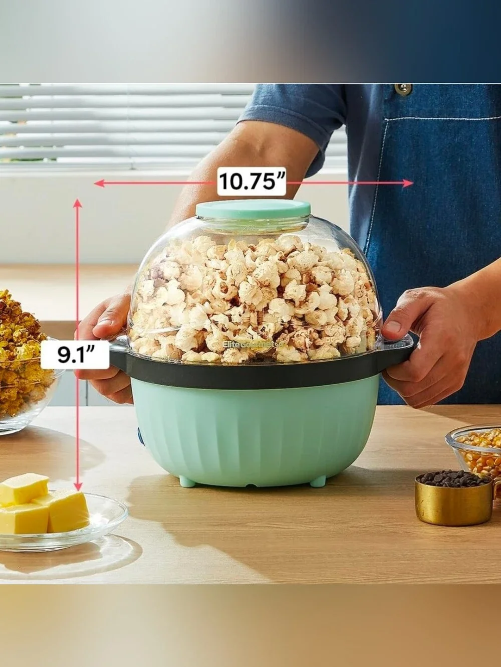 Elite Gourmet popcorn delicious